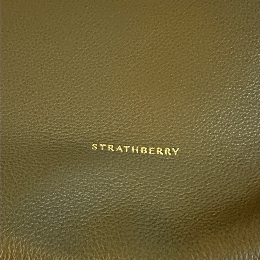 Strathberry Olive Green Tote Bag - Picture 3 of 10